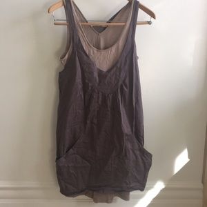 Kookai mini dress. Shades of grey. Pockets!